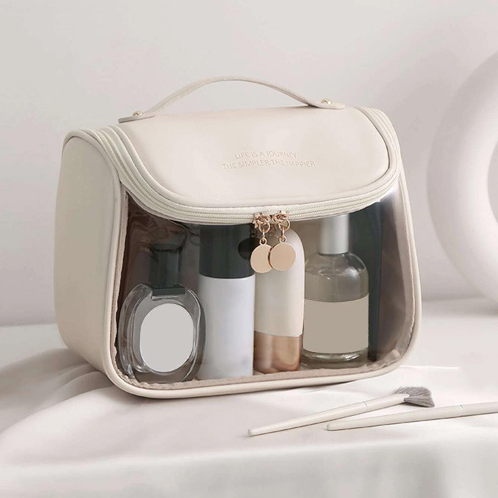 Transparent Makeup Bag For Travel, Cosmetic Bags With Hang Hook