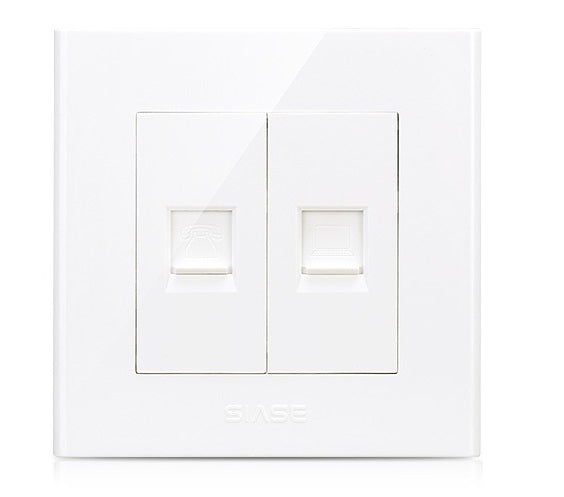 V015-W Double Data Socket