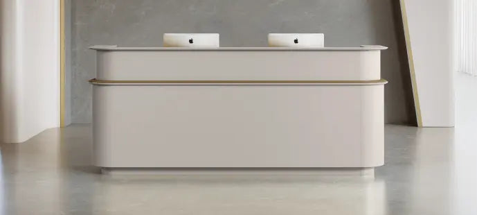 V7-820 RECEPTION TABLE 2000*680*1080 Maple Wood