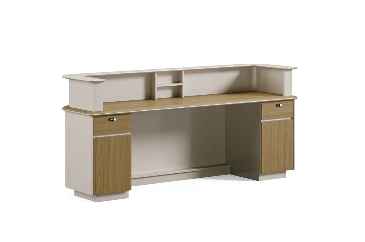 V7-824 Reception Table 2410*680*1080 Maple Wood