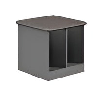 طاولة جانبية V9-306، 600 × 600 × 480، خشب البلوط الرمادي