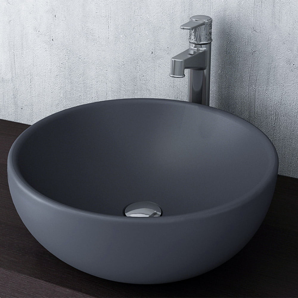 Venezia Roma Bowl Wash Basin Matt Anthracite