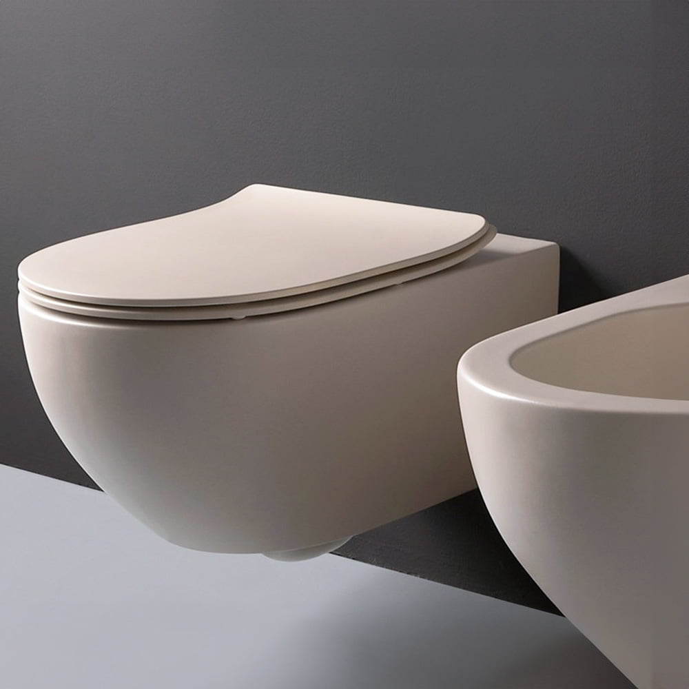Soft Closing Toilet Thermo Setting Seat and seat cover