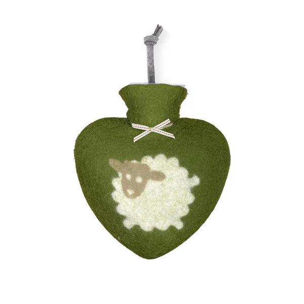 Dorothee Lehnen Hot Water Bottle 0.7L – Sheep Motif, Cactus