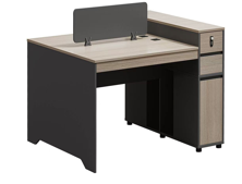 Work Station 18-215A – Dark Brown (1400×1200×1020 mm)
