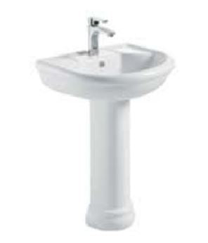 Wall Basin with Full Pedestal