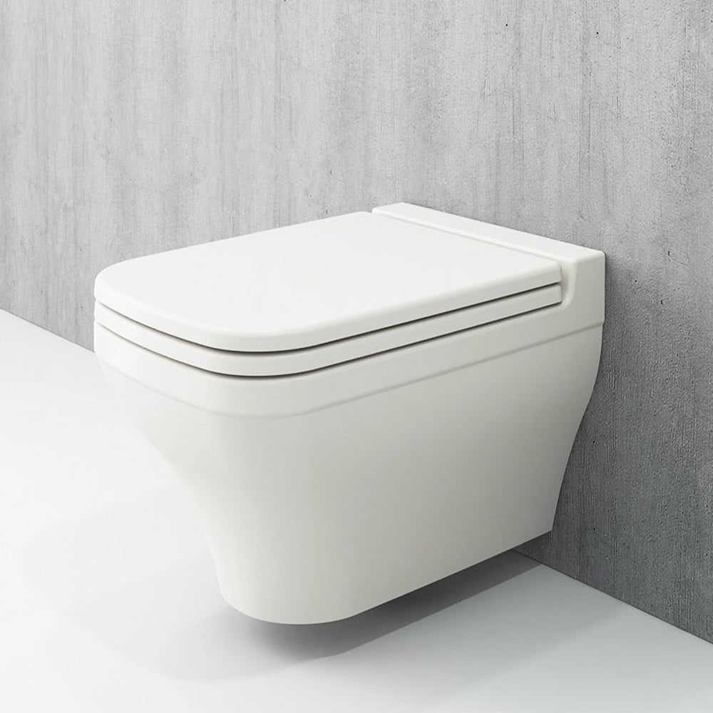 Wall Hung Wc Pan Scala Glossy Biscuit