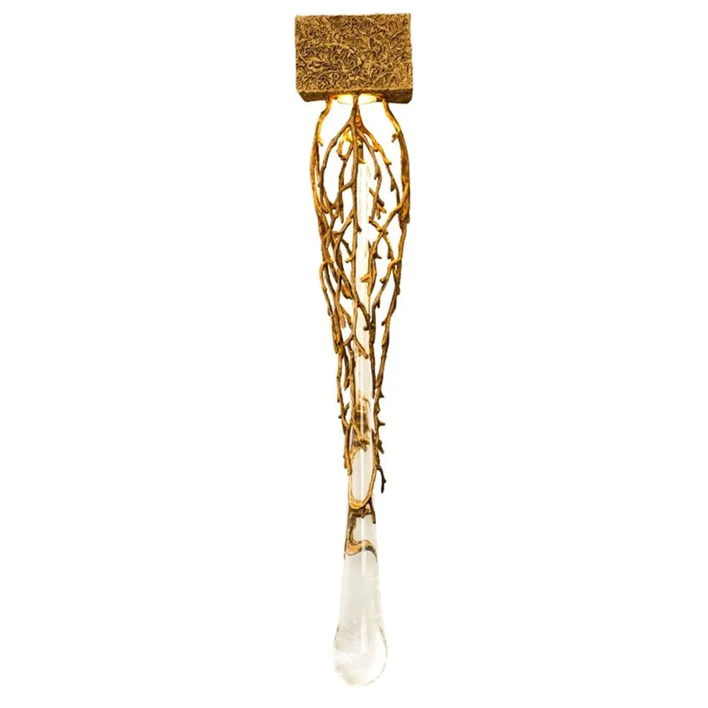 Modern Water Drop Indoor Gold Wall Lamp BoB Lights