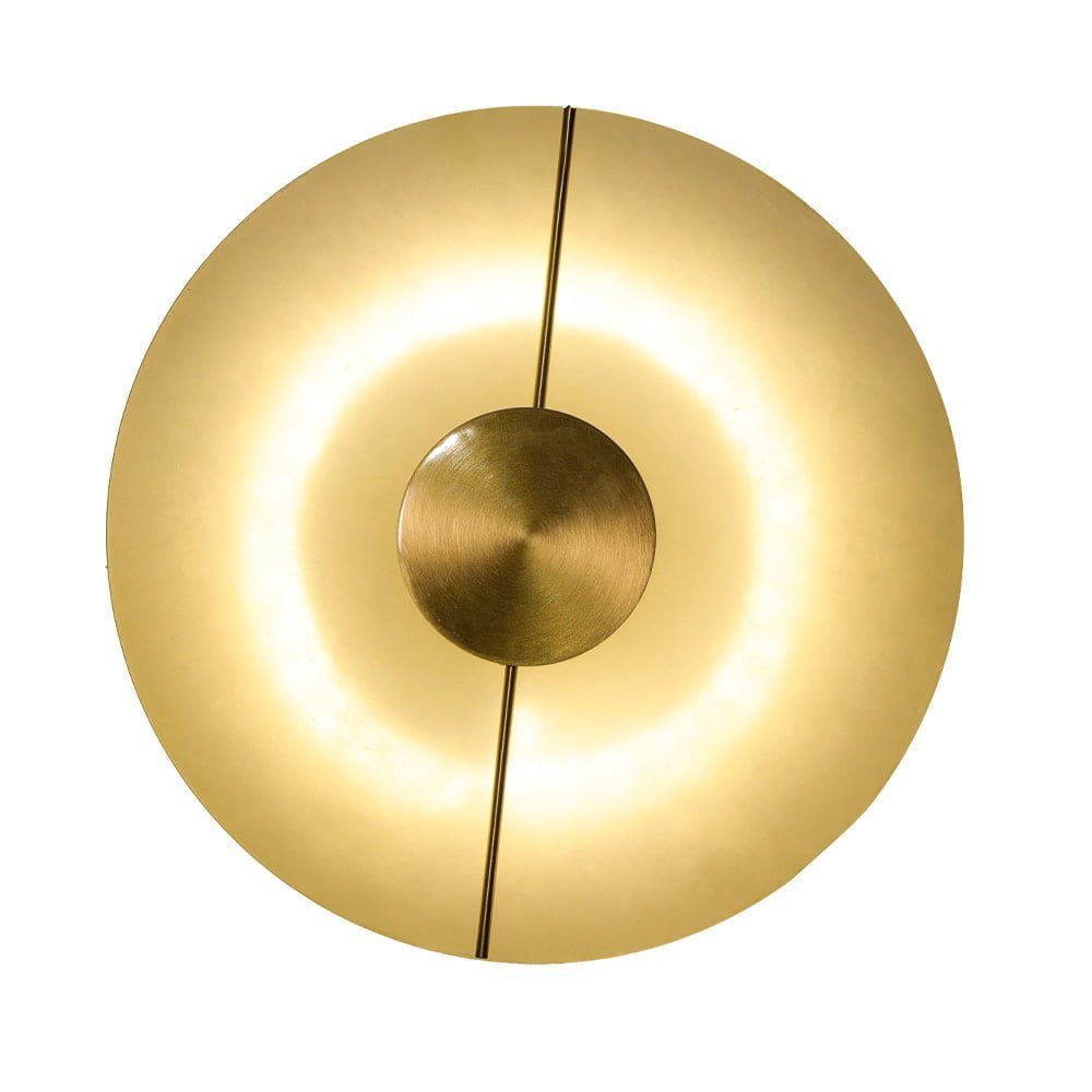 Modern Wall-mounted Simple Copper And Marble Led Wall Lights