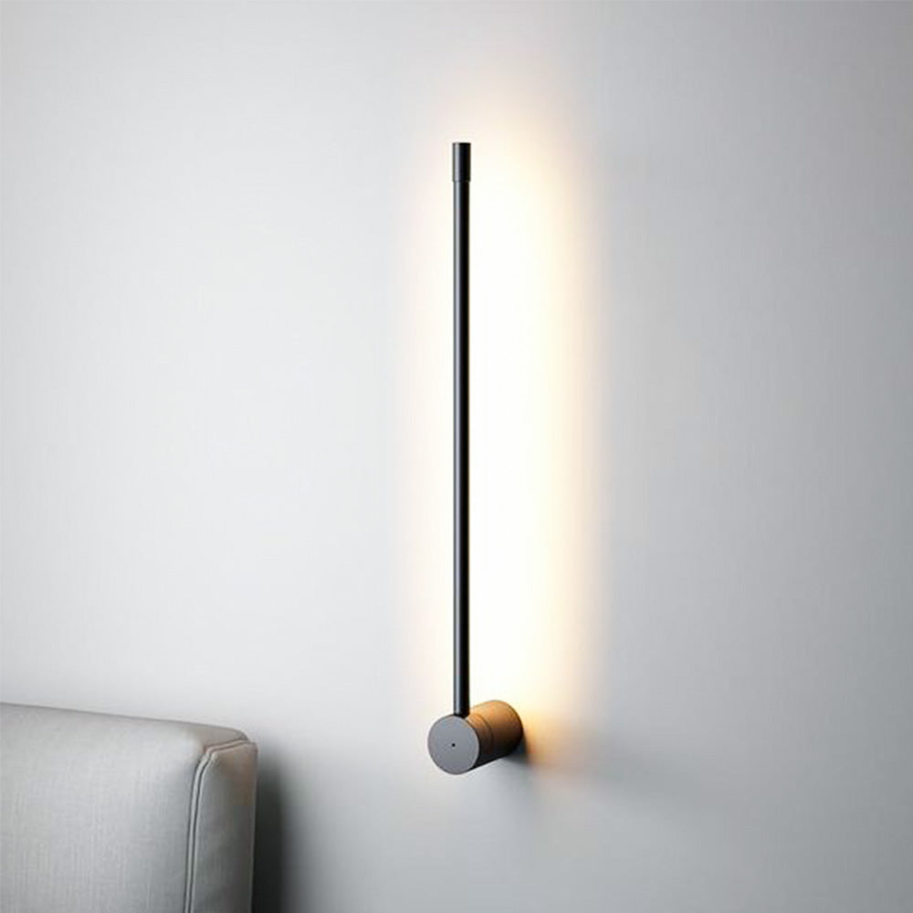 Modern Minimalist Matt Silver Long Stick Led Wall Lights - (3tone) 6w (1.6x60)