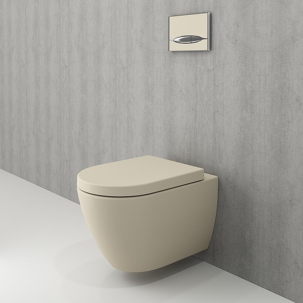 Wall Hung WC – Rimless Venezia 1295-007-0129 (Mat Jasmine):