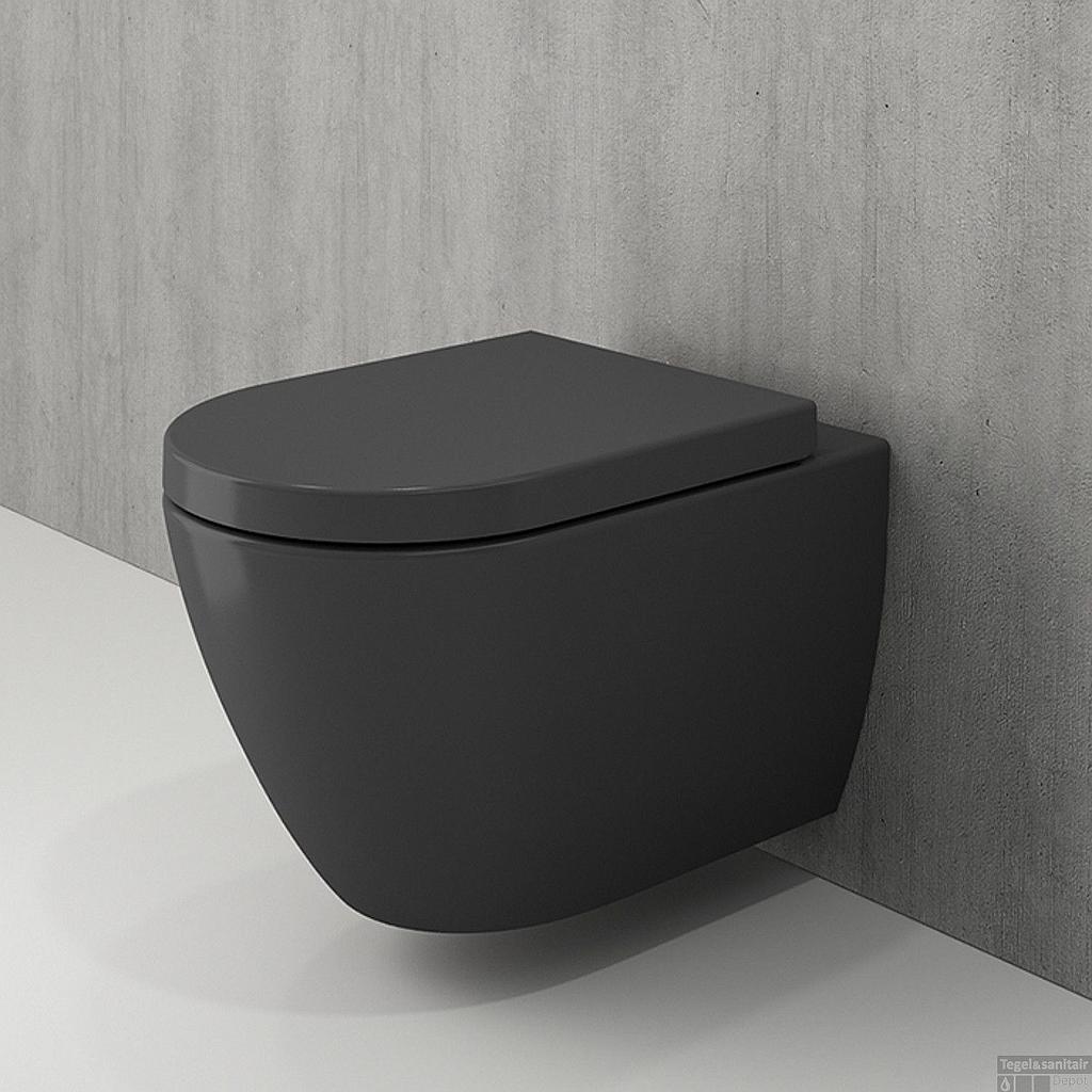 Wall Hung WC – Rimless Venezia 1295-020-0129 (Mat Anthracite):