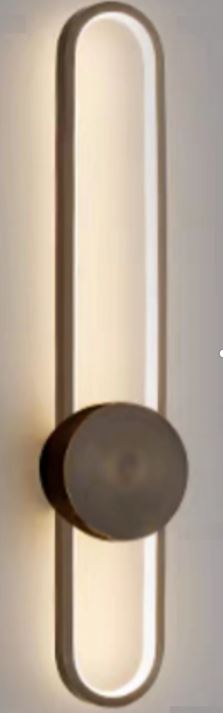 10275A-1W Wall Light – Copper & Frosted Black