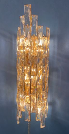 Wall Light 6089 - Gold K9 Crystal