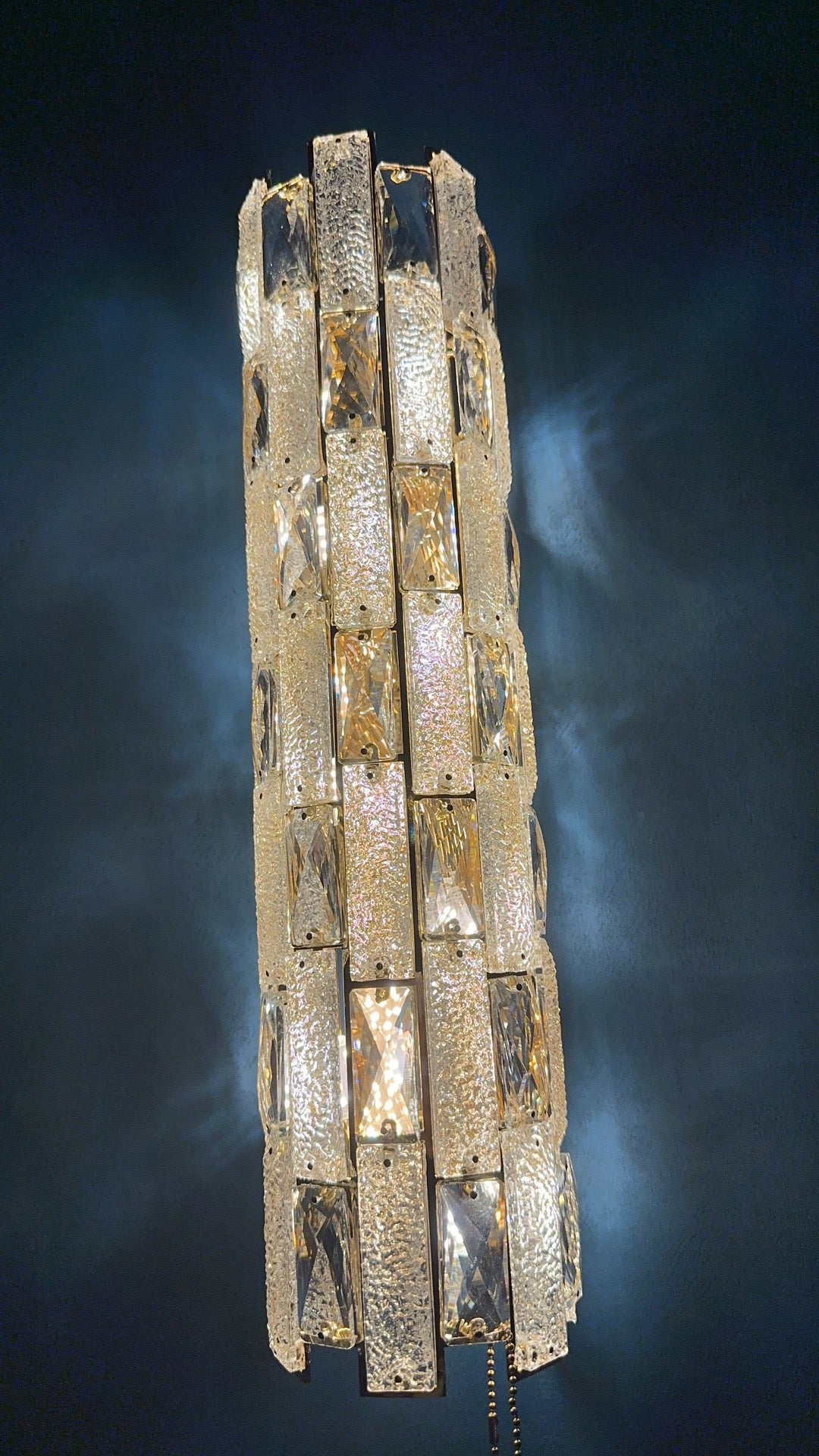 Wall Light 7058 - Gold K9 Crystals