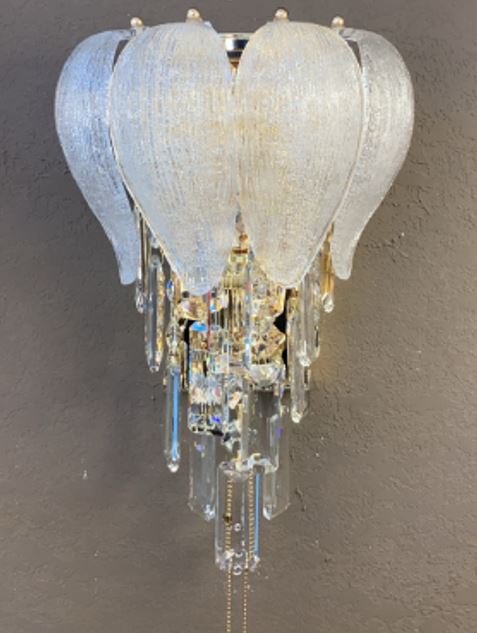 Wall Light 7088 - Gold K9 Crystal