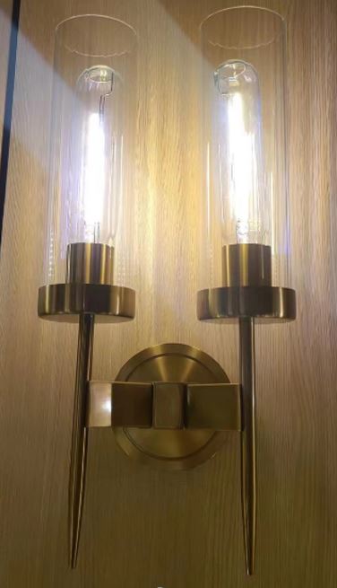 9837-2W Chrome Wall Light