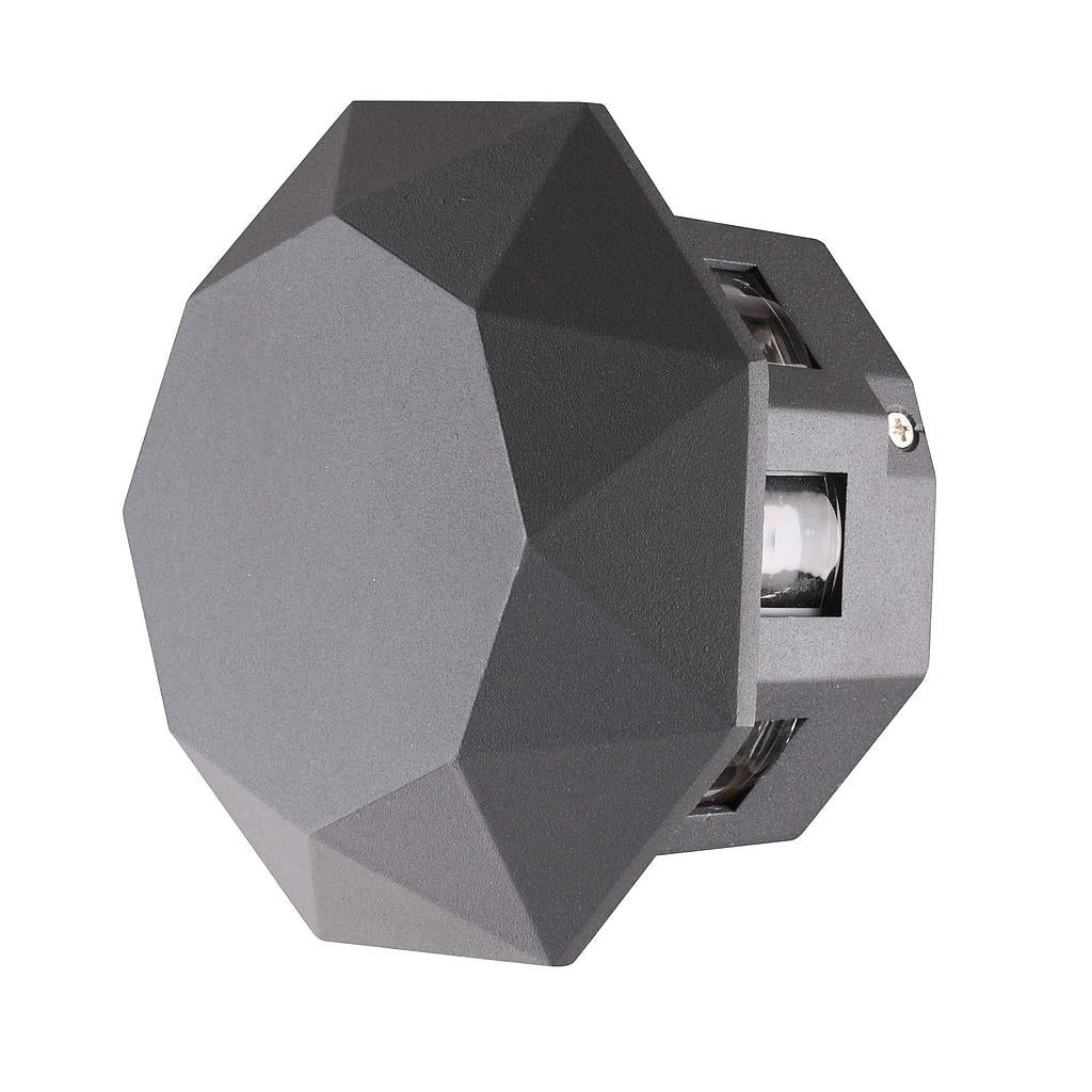 WK2642/BK Warm White Sconce