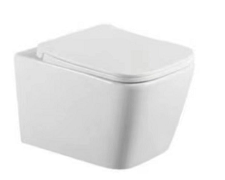 Wall Hung Toilet with UF Seat Cover – White (Model 897):