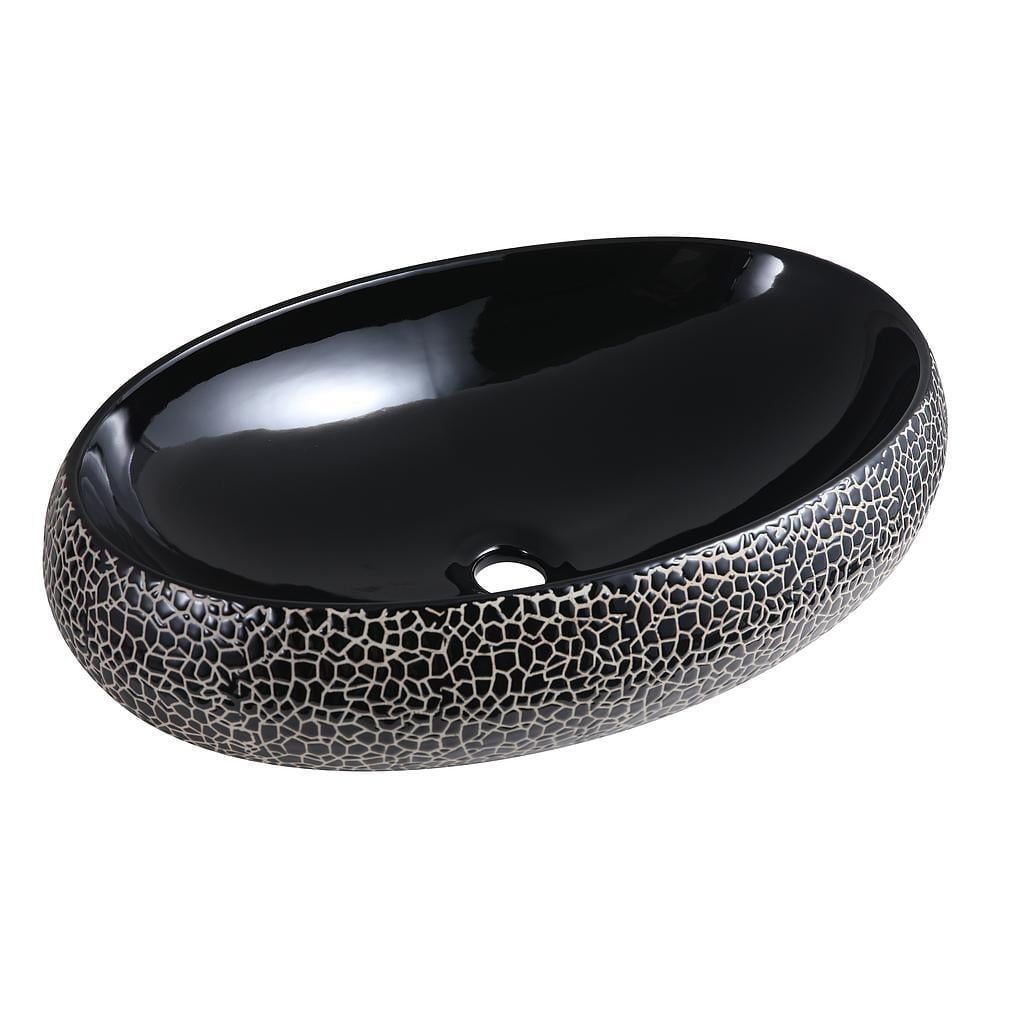 Art Basin Black and Silver