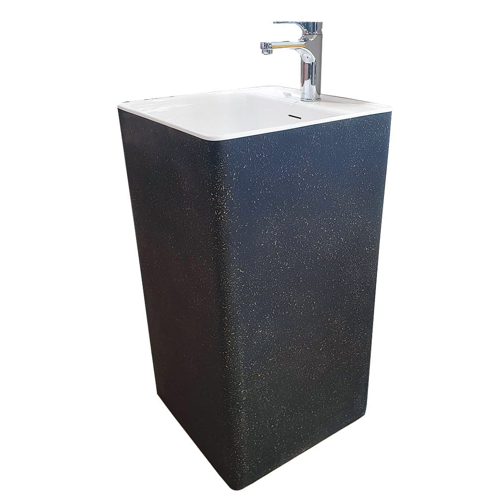 Wash Basin With Drain And Tap Hole