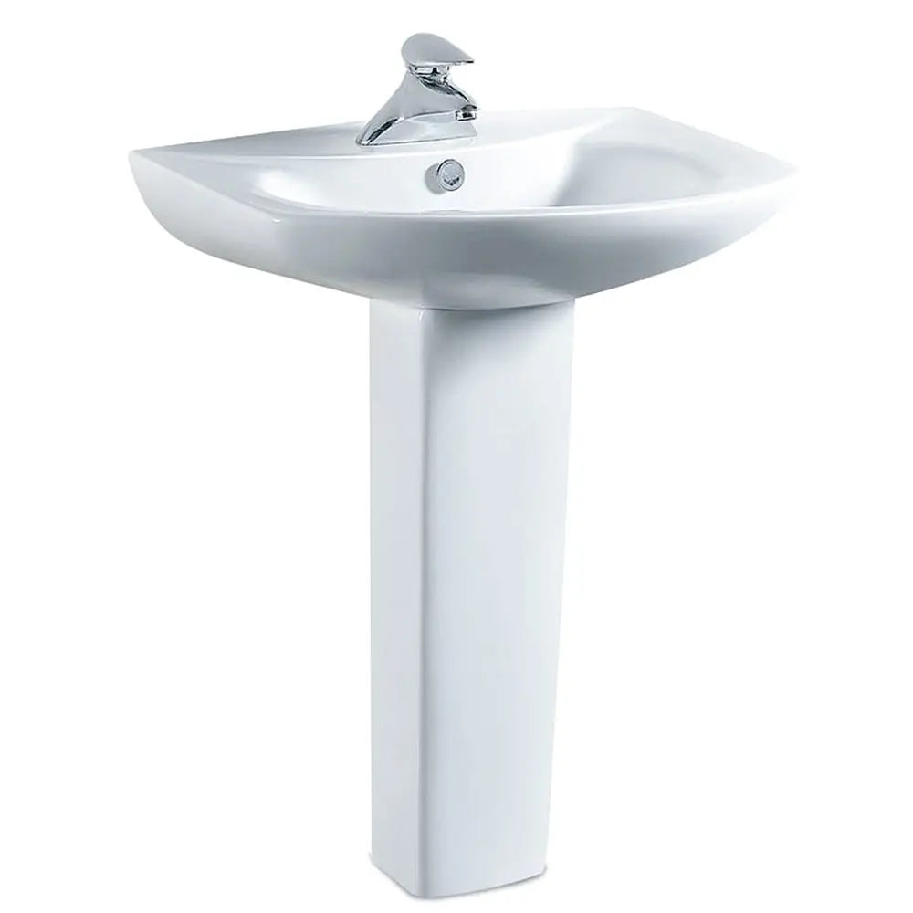 Wash Basin Full Pedestal White BuyonBudget