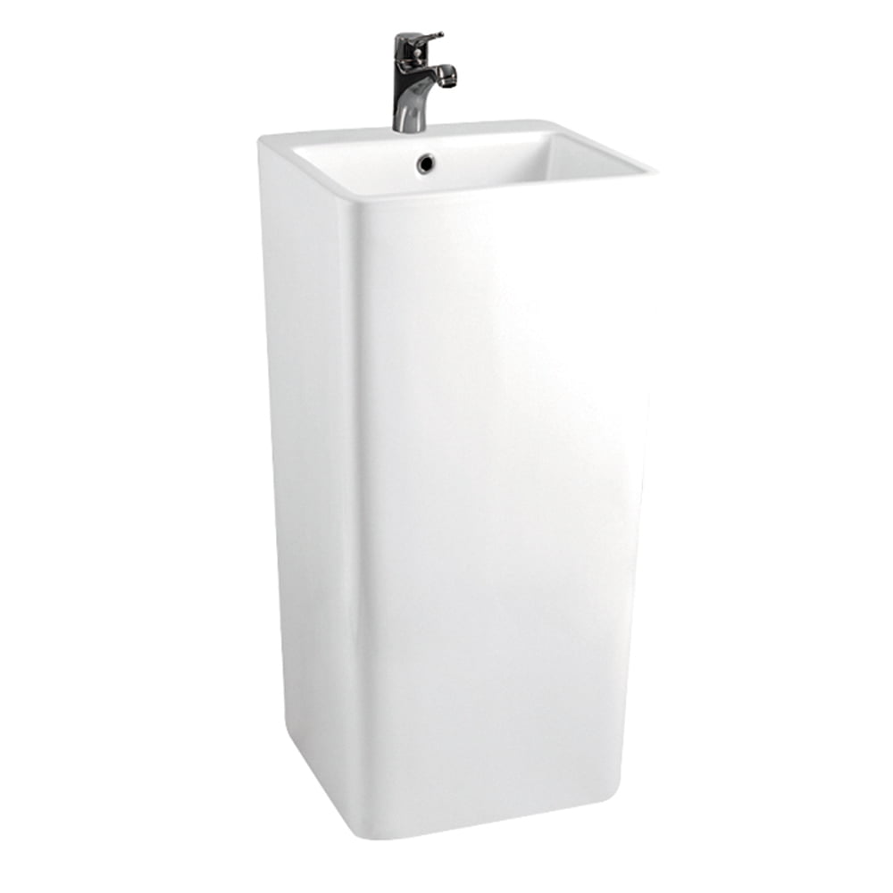Wash Basin Full Pedestal White