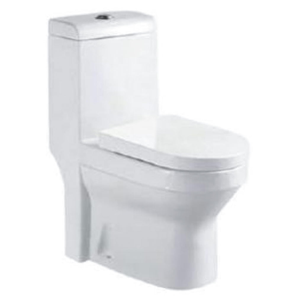Washdown One Piece Toilet S-trap White