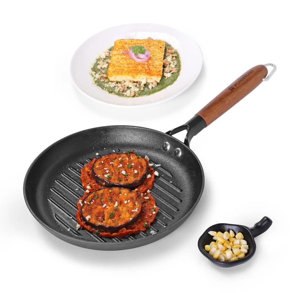 Wonderchef Ferro Cast Iron Grill Pan  Round