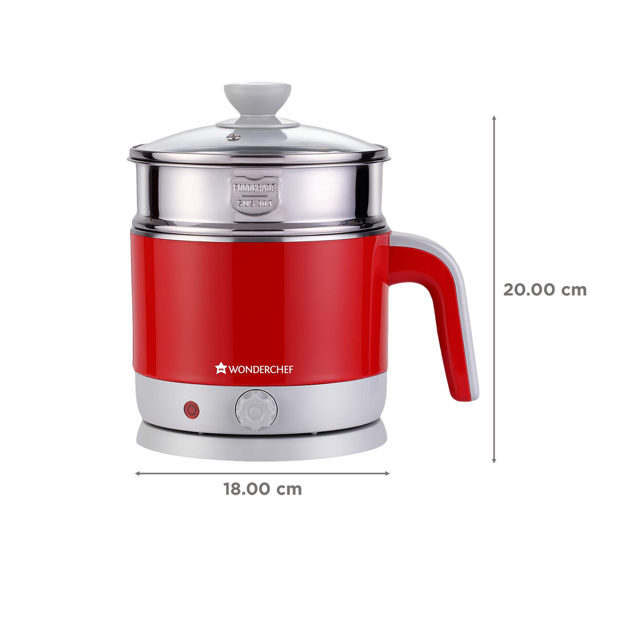 Wonderchef Luxe Multi Cook 1.2 L Electric Kettle, 1000w