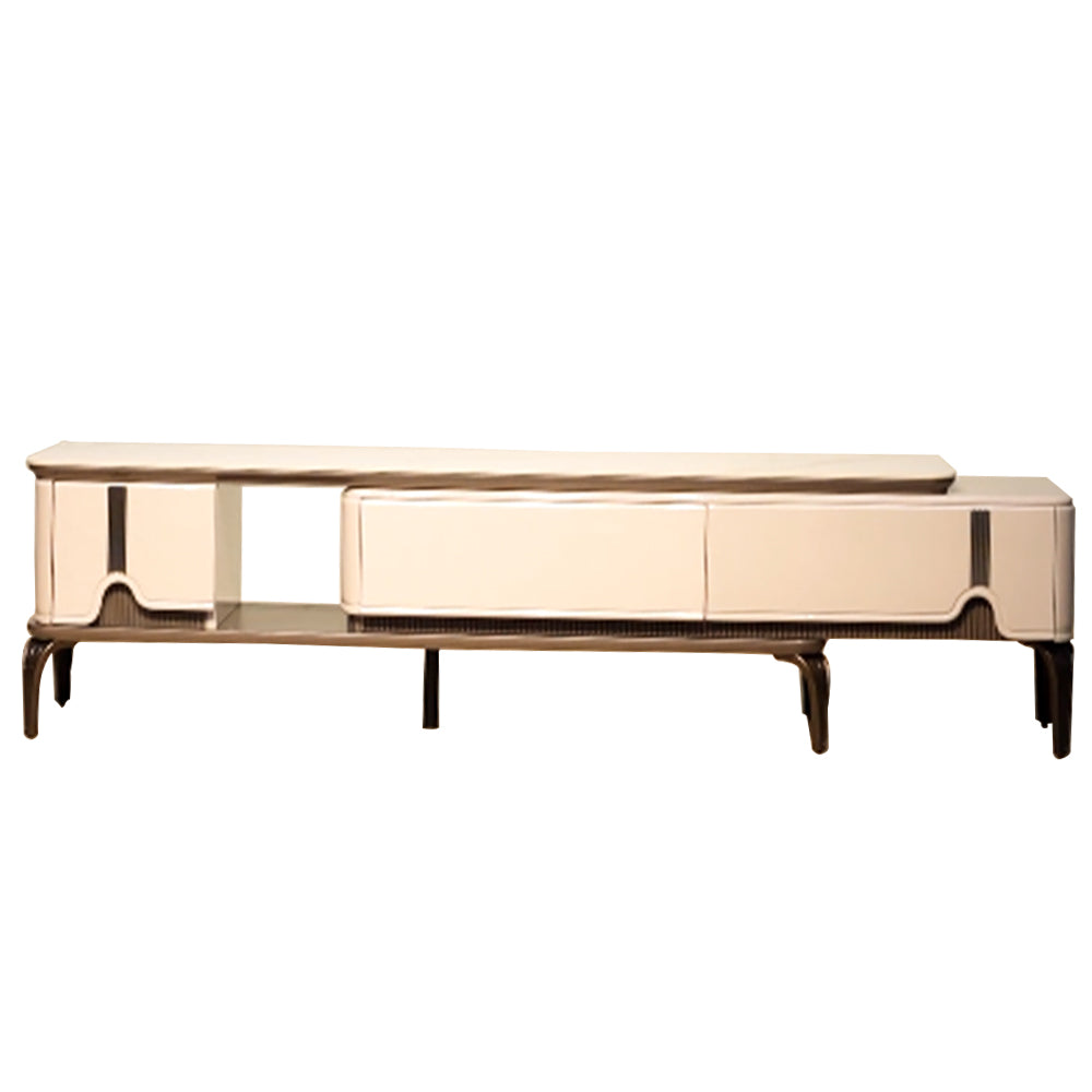 Wooden Tv Console White - C15-150 (1set-2box)