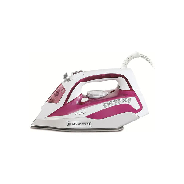 Black+Decker 2400W Steam Iron With Ceramic Soleplate