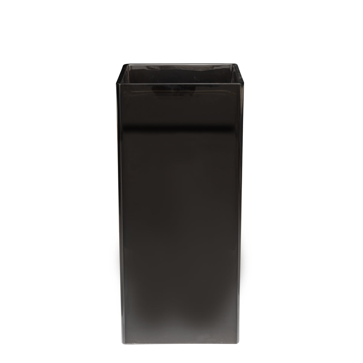 YL5005B – Glass Pedestal Square Basin (Galaxy Black)