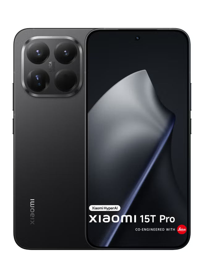 15T Pro Dual SIM+eSIM Black 12GB RAM 512GB 5G - Global Version