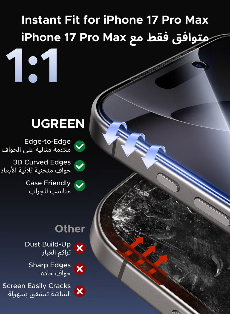 2 in 1 for iPhone 17 Pro Max Case, Compatible with MagSafe, with 1-Pack Privacy Screen Protector, Delay-Yellowing Military-Grade Protection, Shockproof Slim Magnetic Case for 17 Pro Max 6.9"