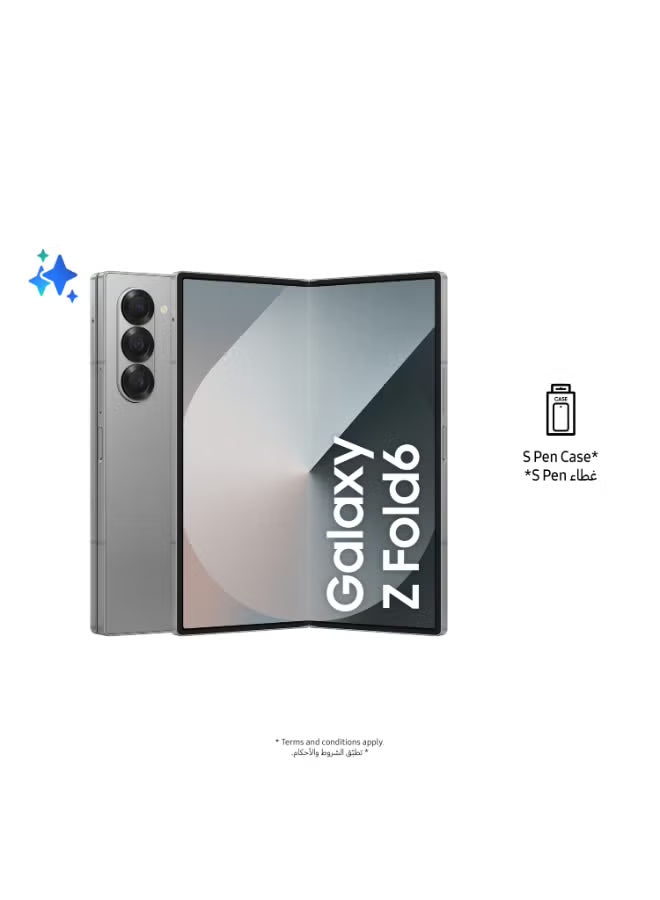 Galaxy Z Fold 6 5G Dual SIM Silver Shadow 12GB RAM 512GB - Middle East Version
