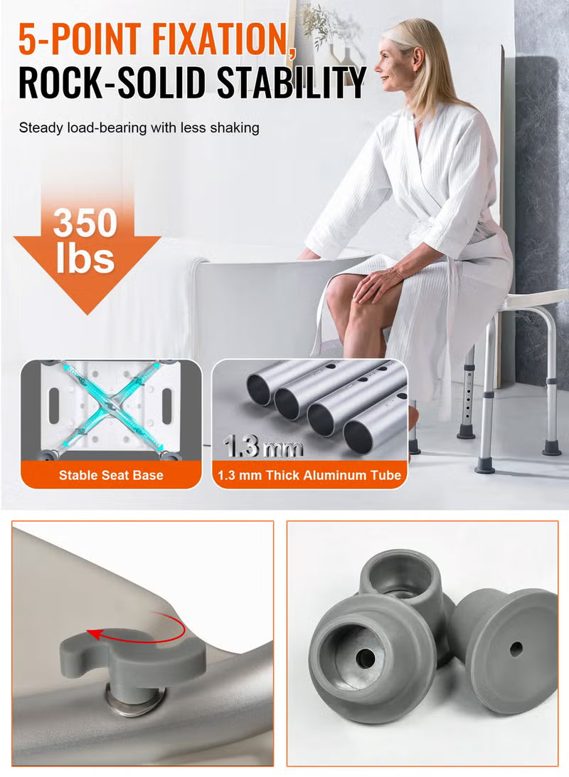 Adjustable Height Shower Stool