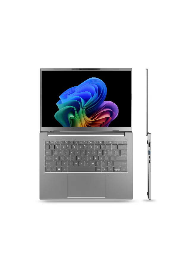 Acer Aspire A14 AI Laptop 14" WUXGA Display, Core Ultra 7-256V, 16GB RAM, 1TB SSD, Intel Arc 140V Graphics, Windows 11 Home – Pure Silver