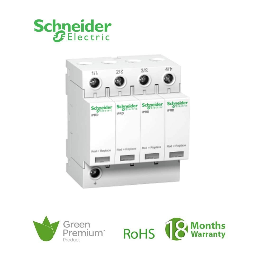 SCHNEIDER – IPRD 65R 350V 4 Pole Modular Surge Arrestor, Supplier Part Number: A9L65401 Qatar