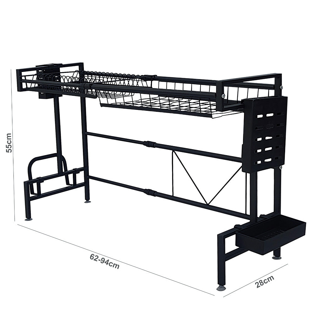 Adjustable Sink Dish Drying Rack