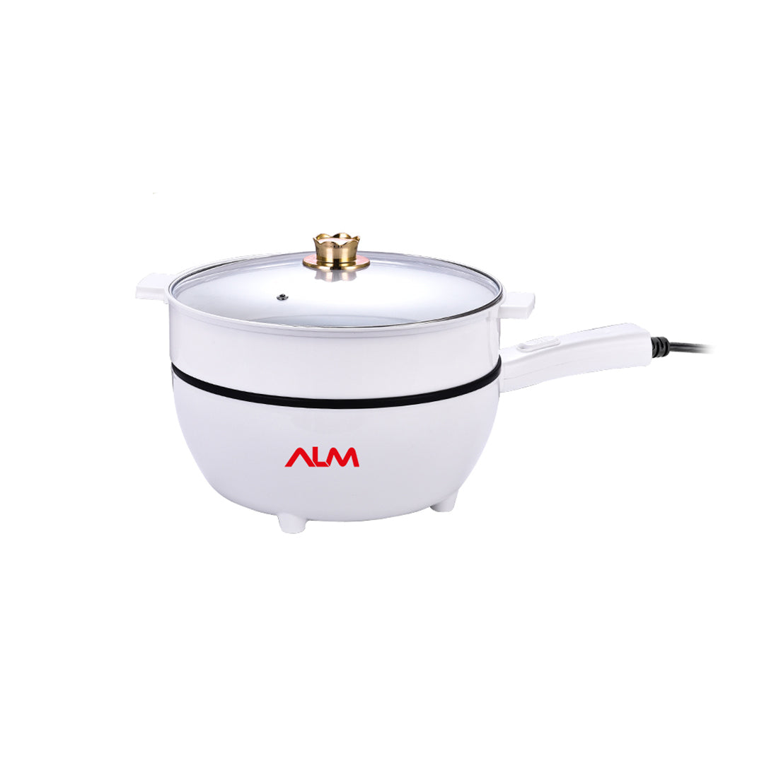 Alm Multi-purpose Manual Electric Frying Pan With Drainer