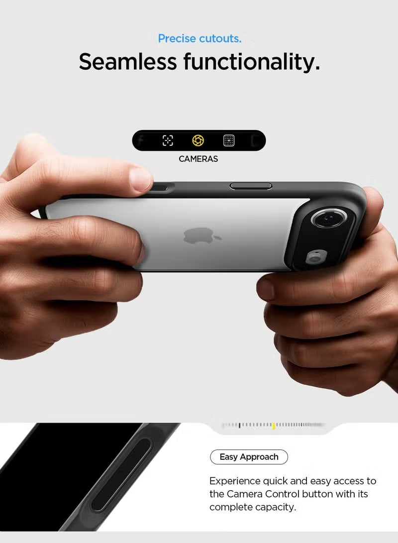 Ultra Hybrid iPhone 17 Air Case Cover (2025) - Matte Black