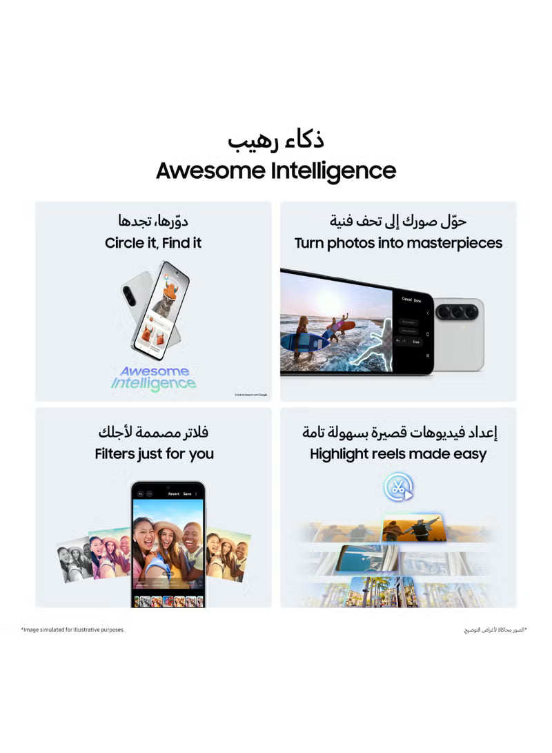 Galaxy A56 5G Dual SIM Awesome Graphite 8GB RAM 256GB - Middle East Version