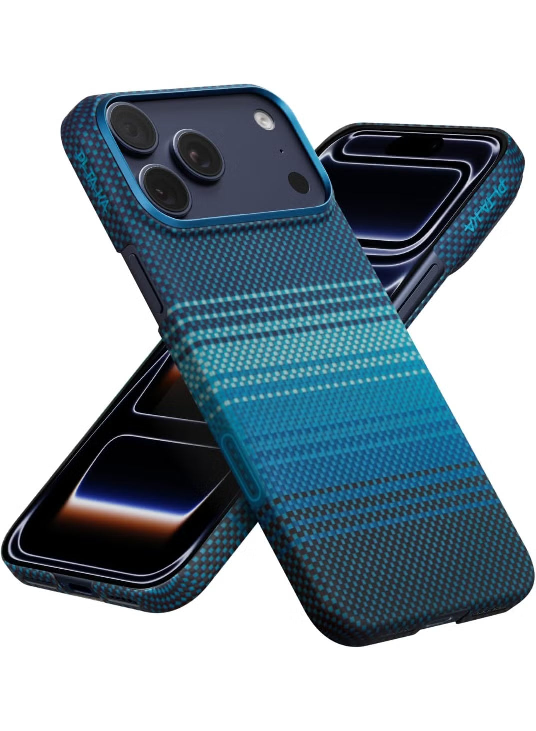pitaka for iPhone 17 Pro Max Case 6.9" with Camera Control Button, Compatible with MagSafe, Ultra-Slim Case with Caseless Touch Feeling, 1500D Aramid Fiber Woven, Moonrise