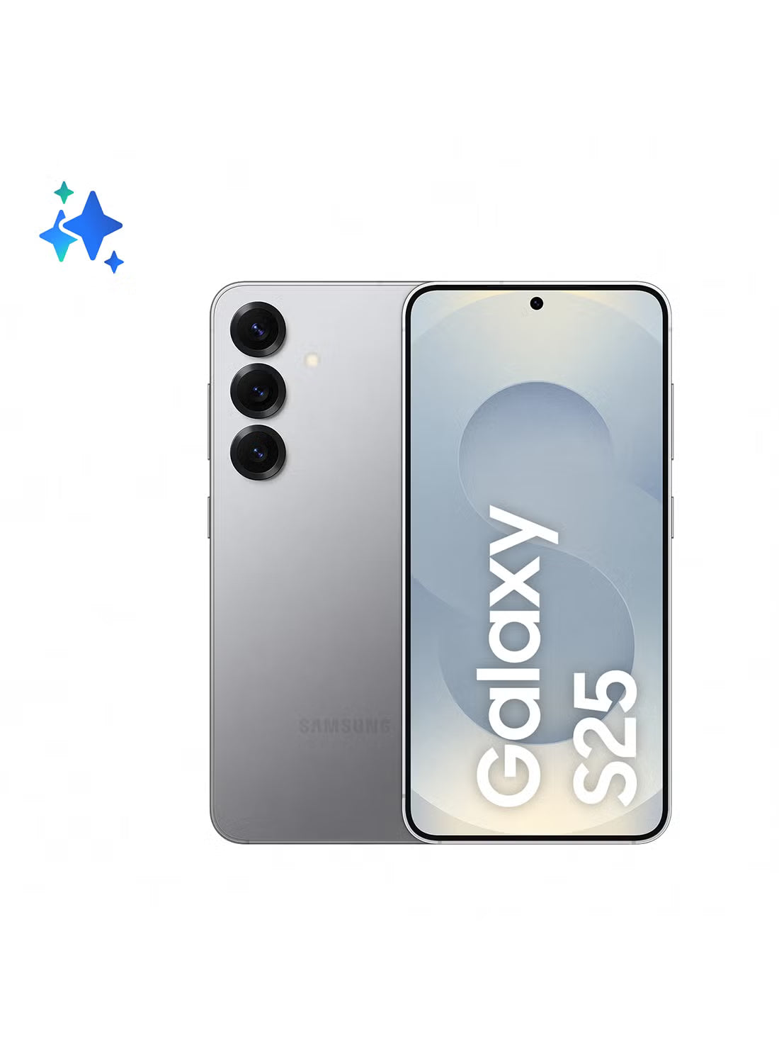 Galaxy S25 AI Dual SIM Silver Shadow 12GB RAM 256GB 5G - Middle East Version