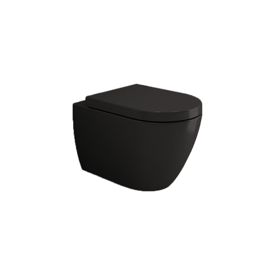 Wall Hung Wc -rimless Venezia (matt Black)