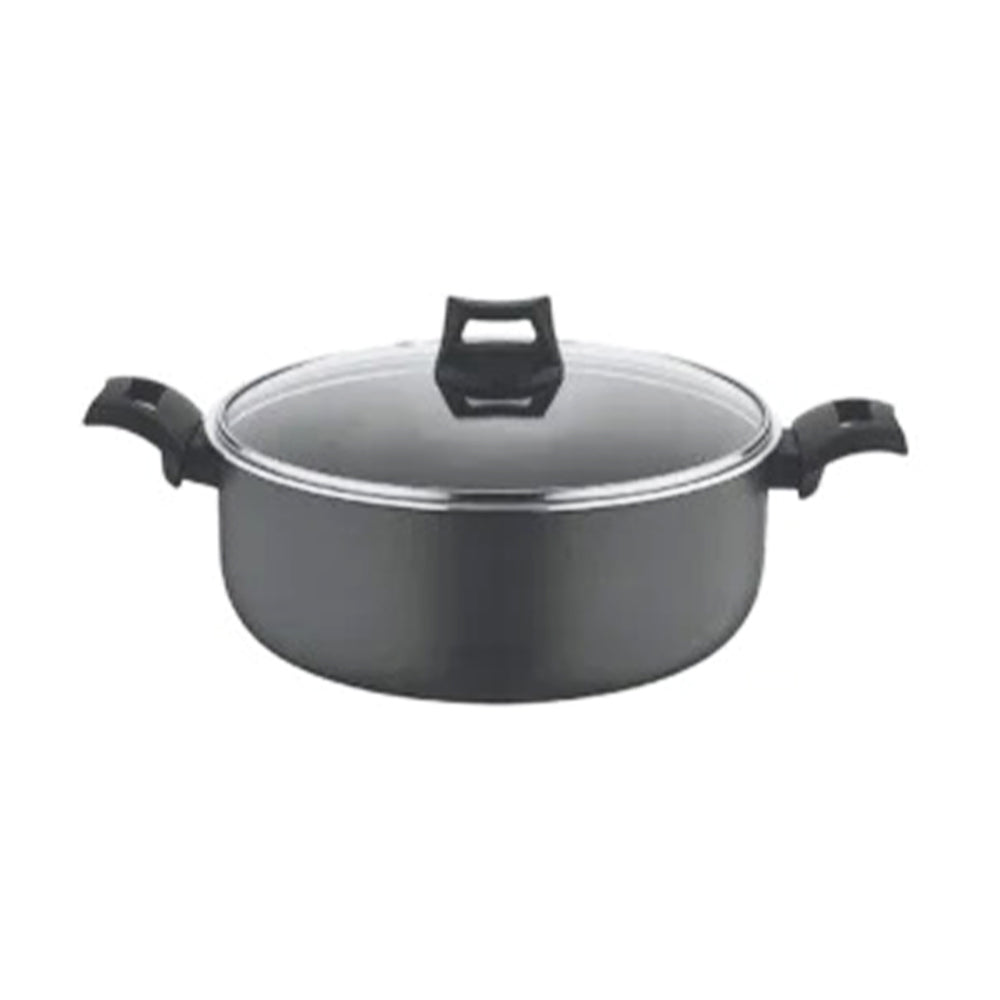 Black+decker Non-stick Casserole With Glass Lid