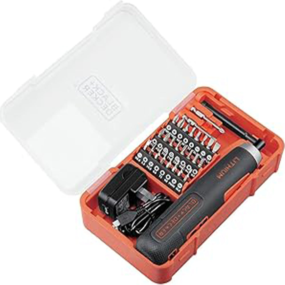 Black+decker Electric Screwdriver With 27 Pieces Accessories