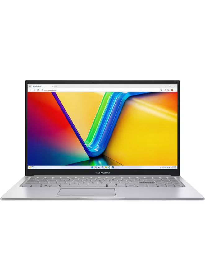 ASUS Vivobook 15.6" Full HD Laptop – Intel Core 7 150U Deca-Core, 16GB RAM, 512GB SSD, Windows 11 Home, Cool Silver