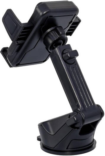 HU Car Phone Holder HAC-1033 – 360° Rotating Suction Cup Dashboard & Windshield Mount